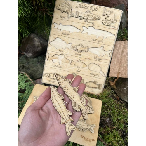 Drewniana układanka 